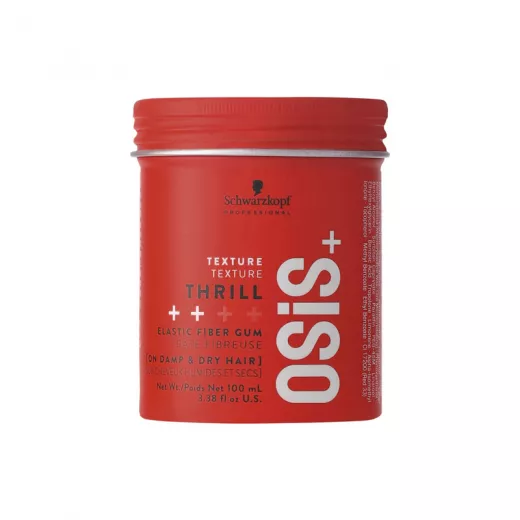 Schwarzkopf Osis+ Texture Thrill Elastic Fiber, mega fiberlere sahip elastik gum esnek doku seçeneklerinin özgürlüğünü verir. Çeşitli dokuları ve parlaklık seviyelerini sunan Osis+ orta tutuşlu şekillendirme ürünleri, esnek hareket ve kontrol sağlar. Hemen hemen her saç tipini şekillendirmek için uygundur. Hareketli ve dalgalı değişimler yapabilmenize olanak verir. Verilen şekli uzun süre korur. Saçı ağırlaştırmaz, saç yüzeyinde kalıntı bırakmaz. Uygulama Elinize bir parça ürün alın ve kuru veya ıslak saça uygulayın. İstediğiniz gibi şekillendirip model yaratıp doku verin